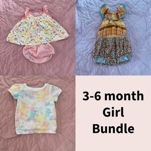 3-6 month girl clothes bundle